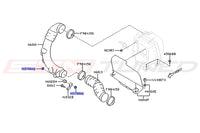 2024 WRX Intake Air Box Hose Nut Diagram (N370016)