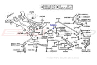 2024 WRX Lateral Arm Camber Washer Diagram (P120003/903120003)