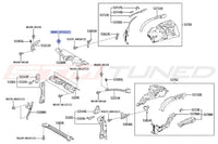 Toyota OEM Radiator Shroud Clips for 2023+ Corolla GR (9046707215)