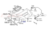 Subaru OEM Hood Bump Stop Diagram for 2024 WRX (S600001)