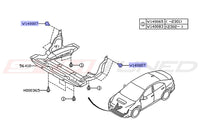 Subaru OEM Fender Liner/Rad Clip for WRX STi BRZ (909140007)