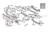 2024 WRX Front Bumper Diagram Clips #1 W140007