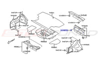Subaru OEM Trunk Panel Clip Diagram for 2024 WRX (W140072)