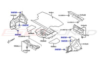Subaru OEM Trunk Panel Clip Diagram for 2024 WRX (94071P)