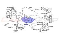 Subaru OEM Trunk Foam Floor Center Diagram for 2024 WRX (95086O)