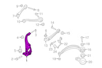 Porsche OEM Front Steering Knuckles for 2015-2024 Macan (95B407253F 95B407254F)
