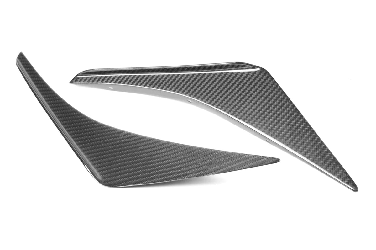 Carbon Fiber Rear Bumper Splitters / Canards For Subaru BRZ & Toyota 86 2013-2018 – 2-Piece Set With Hardware