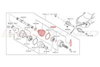 R35 GTR Front Left Axle Diagram