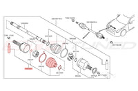 R35 GTR Front Right Axle Diagram