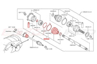 R35 GTR Left Rear Axle Diagram 39741KA