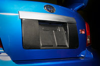 APR Carbon Fiber License Plate Backing for 11-14 WRX/STi Sedan (CBX-WRXLIC11)