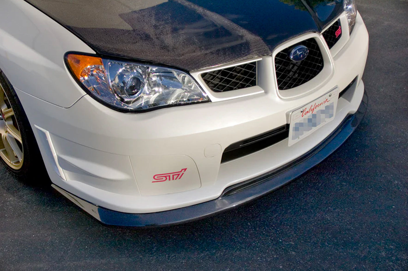APR Carbon Fiber Front Lip for 06-07 STi (FA-896006)