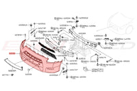 Nissan OEM Front Bumper for 2017+ R35 GTR (FBM22-6AV0H)