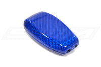 Rexpeed Blue Carbon Fiber Key FOB for 2022+ WRX/BRZ (FR58B)