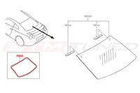 R35 GTR Rear Window