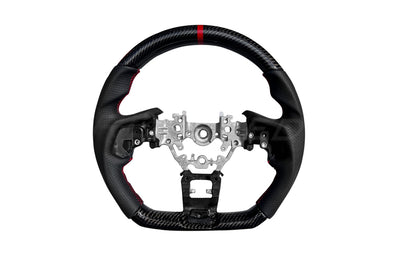 Rexpeed Carbon/Leather Red Steering Wheel for 2022+ WRX (G78)