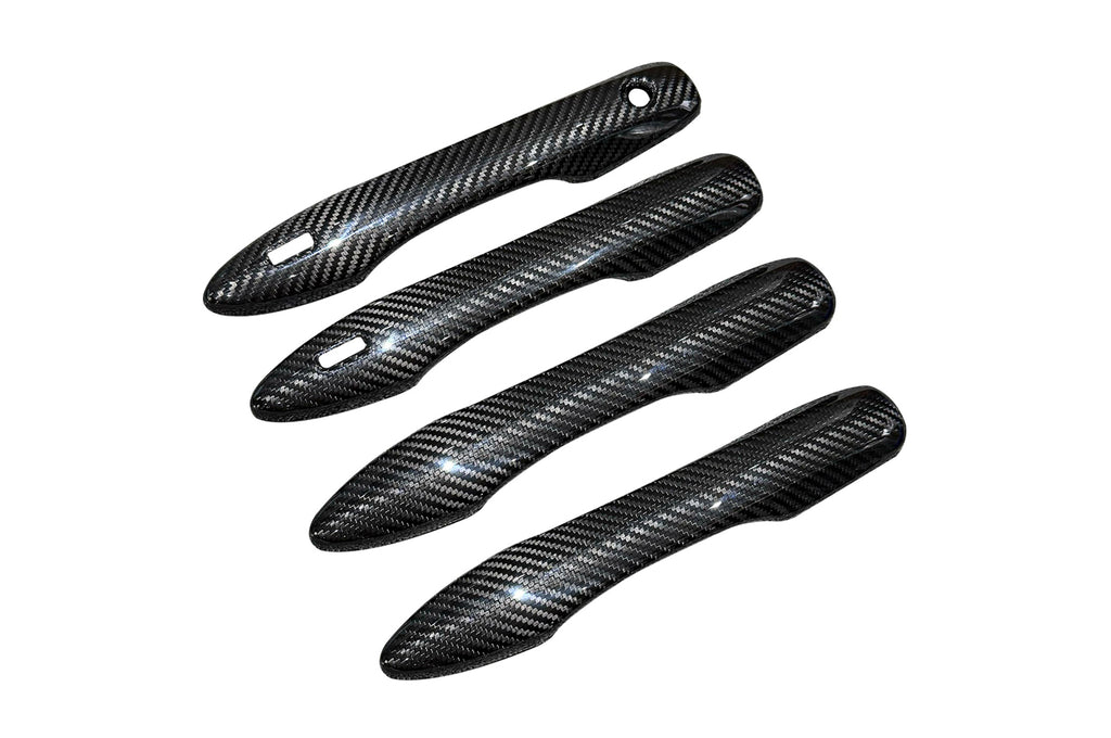 Glossy Carbon Fiber Side Door Handle Cover Trim Cap For Lexus IS200t Glossy Carbon Fiber Side Door Handle Cover Trim Cap For Lexus IS200t