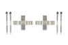 Doorman Disc Brake Hardware for Evo X Rear (HW13615)