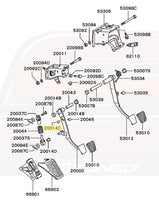 Evo 1/2/3 Example Clutch/Brake Pedal Diagram