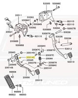 2G DSM Example Clutch/Brake Pedal Diagram