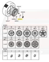 Mitsubishi OEM Wheel Center Cap Retainer Clip for Evo 8 Enkei (MB579402)