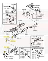 2G AWD DSM Exhaust Diagram