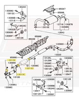 2G FWD DSM Exhaust Diagram