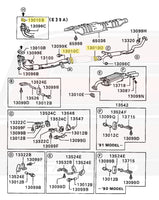 Galant VR4 Exhaust Diagram