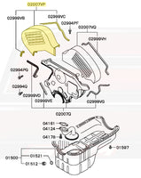 Mitsubishi OEM Upper Timing Cover Right for 91-94 3000GT (MD175653)