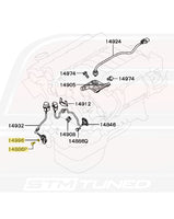 OEM Crank Angle Sensor Bolt Diagram for 3000GT (14886P/14996)