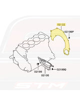 Evo 4-9 Starter Plate Diagram (MD321827/02122)
