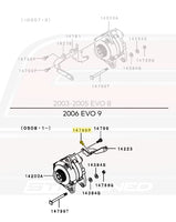 OEM Evo 9 Alternator Diagram (MF140223/14799P)