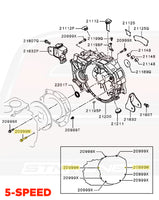OEM Evo X Manual 5-Speed Diagram (MF140269/20999W)