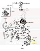 CZ4A Evo X Power Steering Diagram