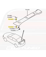 Mitsubishi OEM Rear Spoiler Mounting Bolt for Evo X (MF244822)