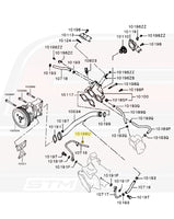 Mitsubishi OEM Turbo Coolant Feed Line Bolt for Evo X (MF247863)