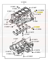 Mitsubishi OEM Cylinder Block Plug Washer for Evo X (MF660038)