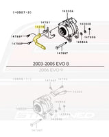 OEM Evo 8 Alternator Diagram (MN119068/14216)