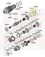 Mitsubishi OEM 3rd Gear Synch for Evo 8/9 MR (MN132404)