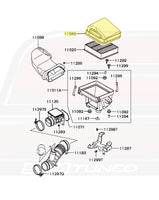 Mitsubishi OEM Intake Box Cover for Evo 7/8/9 (MN153353)