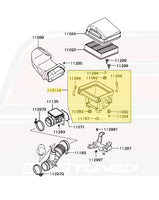 Mitsubishi OEM Intake Box Base for Evo 7/8/9 (MN153356)