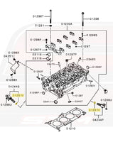 Evo X Mivec Control Valve O-Ring Diagram (MN163682/01291V)