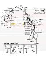 Mitsubishi OEM Brake Master Cylinder Valve for Evo 8/9 RS NON-ABS (MR249607)