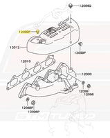 Mitsubishi OEM Exhaust Manifold Cover Bolt for Evo 4/5/6/7 (MR385780)