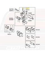 Evo 7/8/9 Rear Caliper