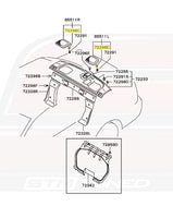 Mitsubishi OEM Rear Speaker Cover Grommet for Evo 7/8/9 (MR417196)