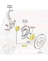 1995 GSX Front Wheel Bearing Diagram (MR455004/32515A)