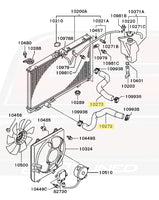 Mitsubishi OEM Radiator Hoses for Evo 7/8/9