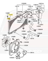 Mitsubishi OEM Radiator Bracket for Evo 7/8/9 (MR464628)