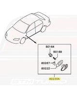 Mitsubishi USDM Clear Side Marker for Evo 7/8/9 (MR522027)